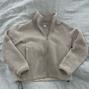 Everlane Fleece Jacket Oatmeal XS